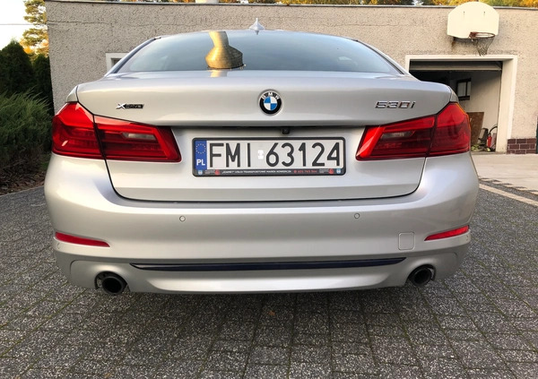 BMW Seria 5 cena 160000 przebieg: 37520, rok produkcji 2019 z Międzyrzecz małe 301